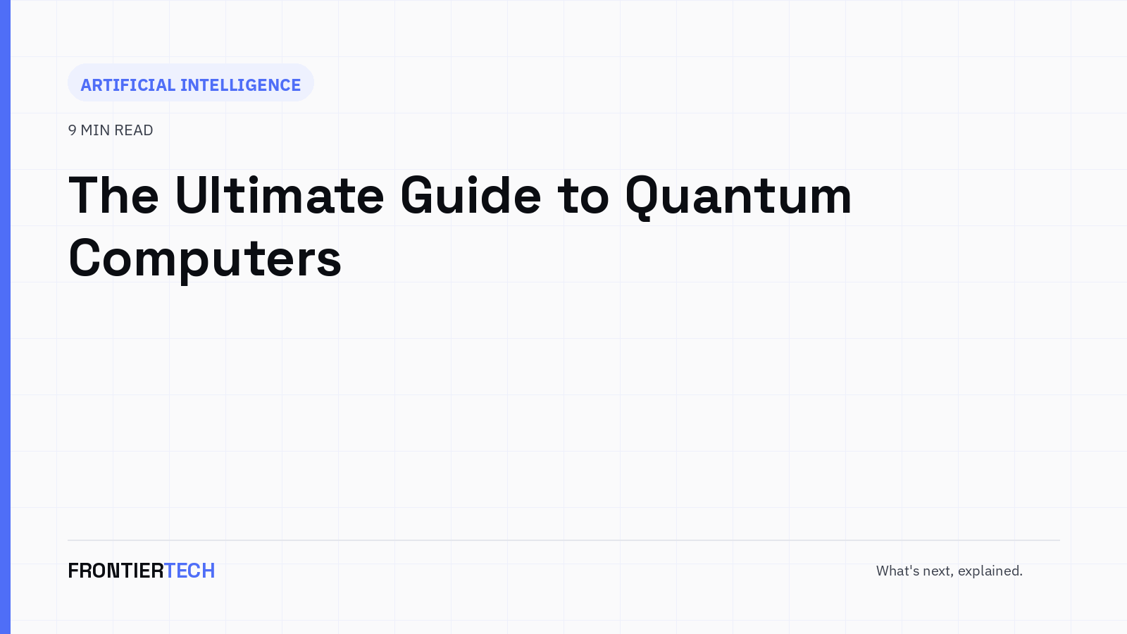 An abstract illustration of overlapping translucent spheres representing qubits linked in a quantum circuit